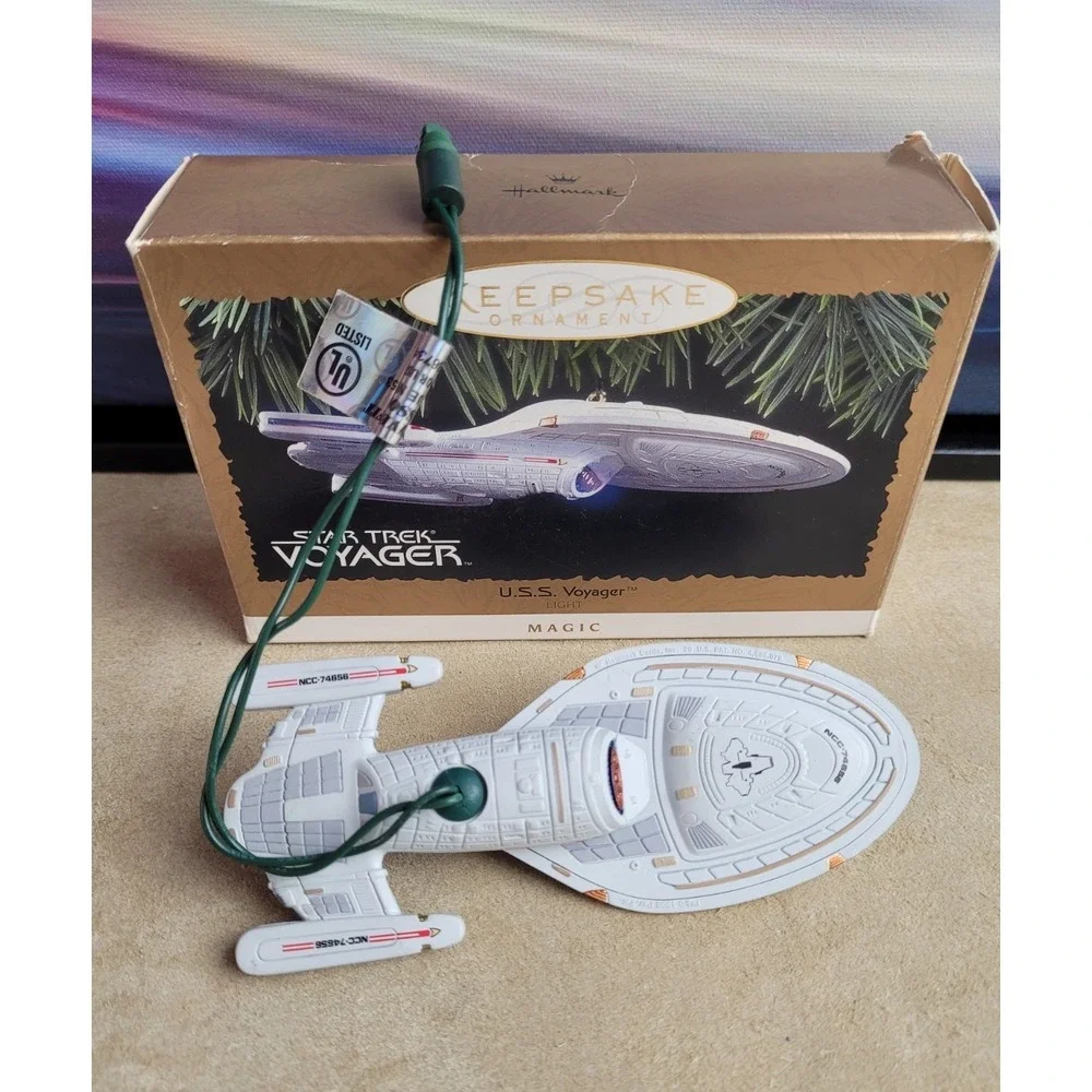Hallmark Keepsake STAR TREK Ornaments-Lot of Four, Vintage, Enterprise, Etc.